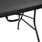 Bridgeport Folding Table, Blow Mold Table, Fold In Half, 96" x 30", Black Color C778BP14BLK1X - alternate 2